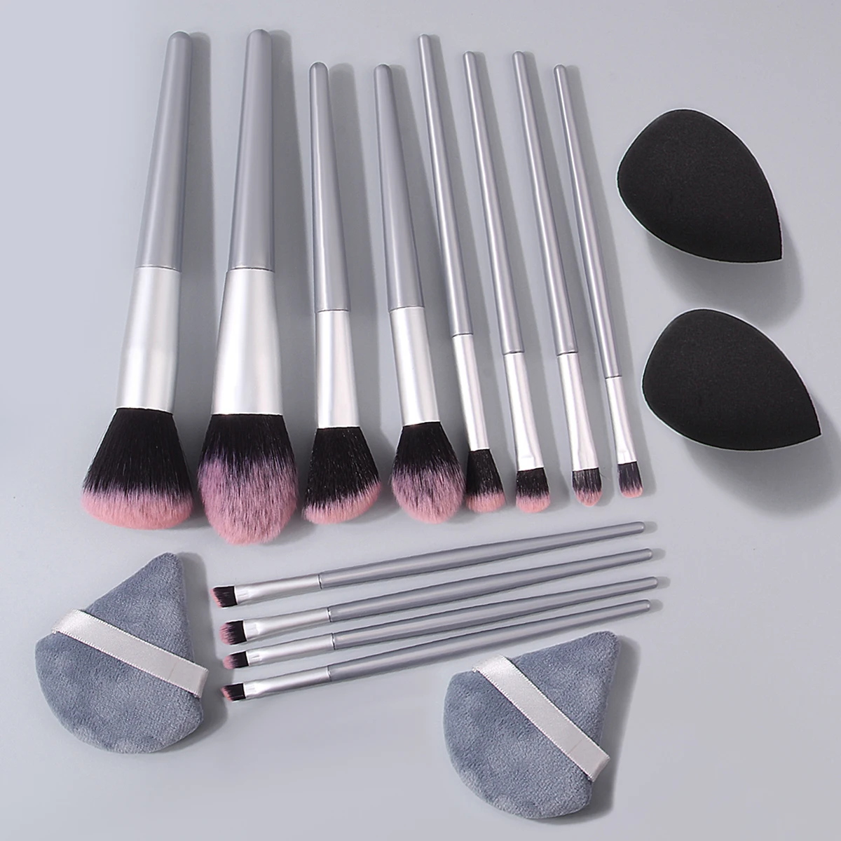 Juego de brochas de maquillaje Facial multiusos, suave, sin obstrucciones y fácil de limpiar, esponja para maquillaje en polvo, 4/12/16 Uds.