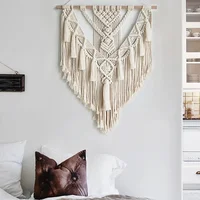Macrame Woven Wall Hanging Boho Home Art Decor 2