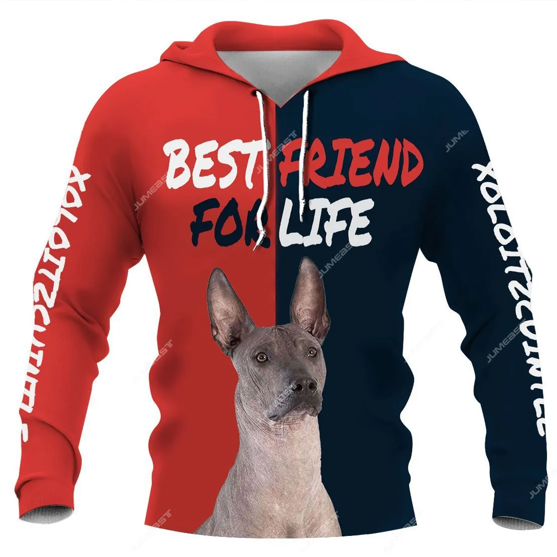 

Jumeast 3D Printed Mexican Xoloitzcuintle Men Hoodies Best Friend For Life Cutecore Dog Aesthetic Hooded Sweatshirts Y2K Clothes