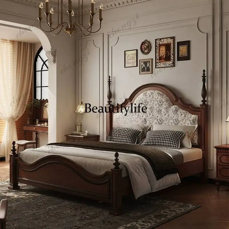 A74 Bedding Headboards Double Bed Accessories Board Solid Household Bed Frames Bedroom Modern Camas De Dormitorio Home Furniture