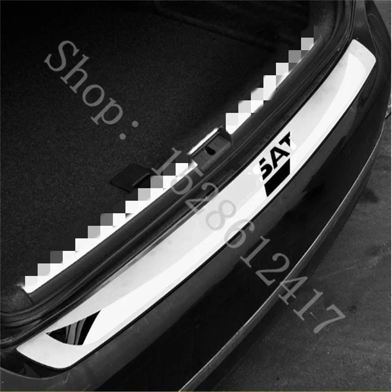 For VW Volkswagen Passat B8 2017 2018 2019 2020~2023 Car accessories Rear Door Bumper Protector sill plate rear styling