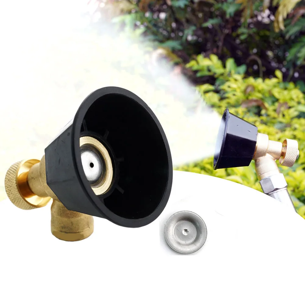 0   Agricultural Atomization Adjustable Nozzle Garden Alloy Black Cyclone Nozzle Agricultural Sprinkler Head For Fruit Vegetable