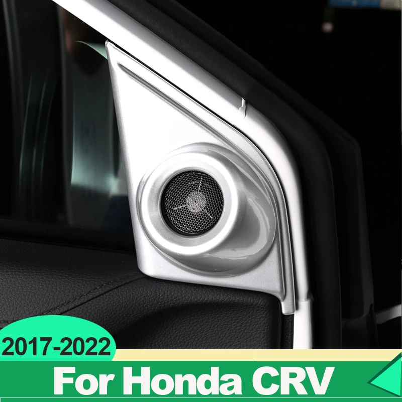 For Honda CRV CR-V 2017 2018 2019 2020 2021 2022 ABS Car Front Rear Door Window Inner Triangle A Pillar Column Cover Accessories