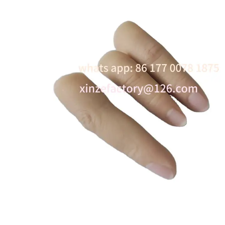 Customizable 2022 new custom prosthetic beauty silicone finger adjustable elastic breathable comfortable universal size