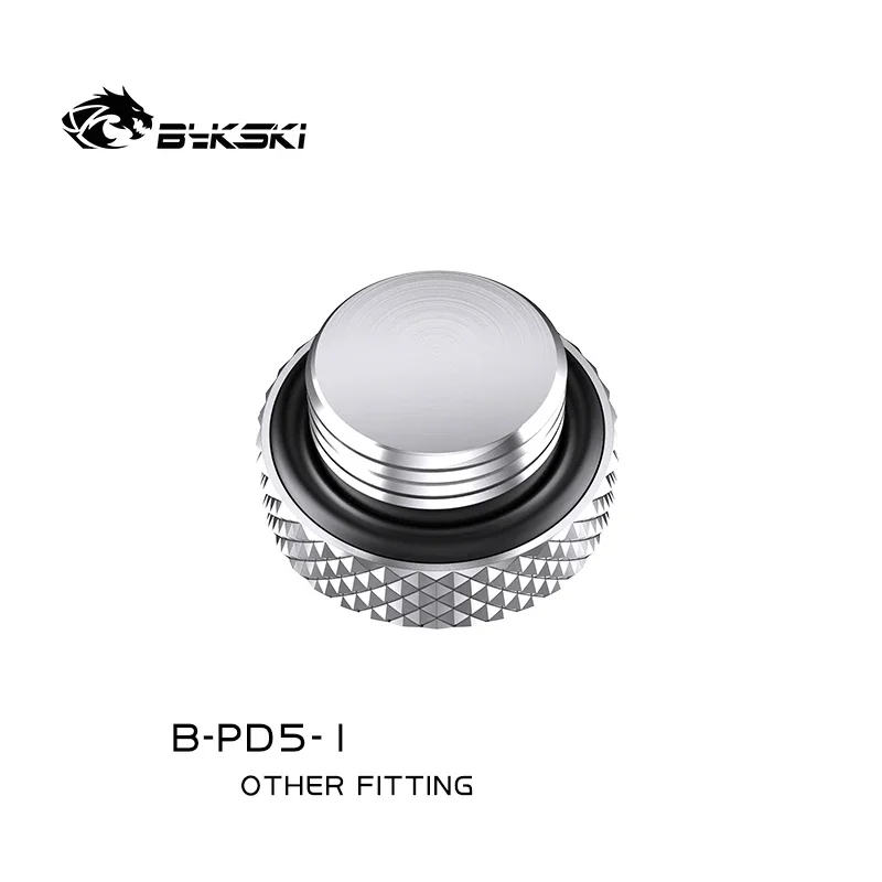 Bykski G1/4" Plug PC Water Stop Waterkoeler Systeem Afdichting Slot Connector Computer Accessoires Fitting Gebruik een munt om aan te spannen