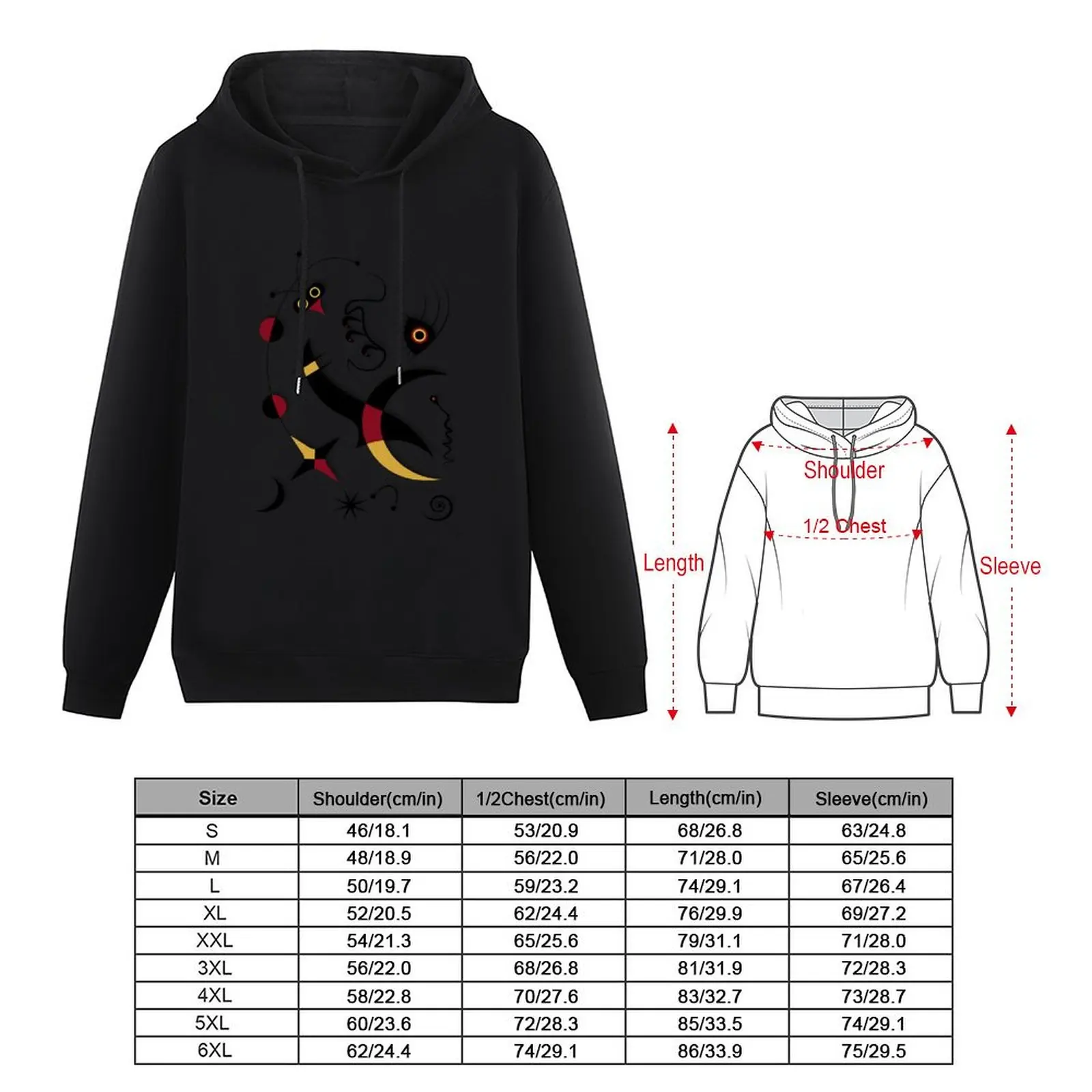 Mirò Pullover Hoodie mens designer clothes mens clothing korean style clothes hoodie for men