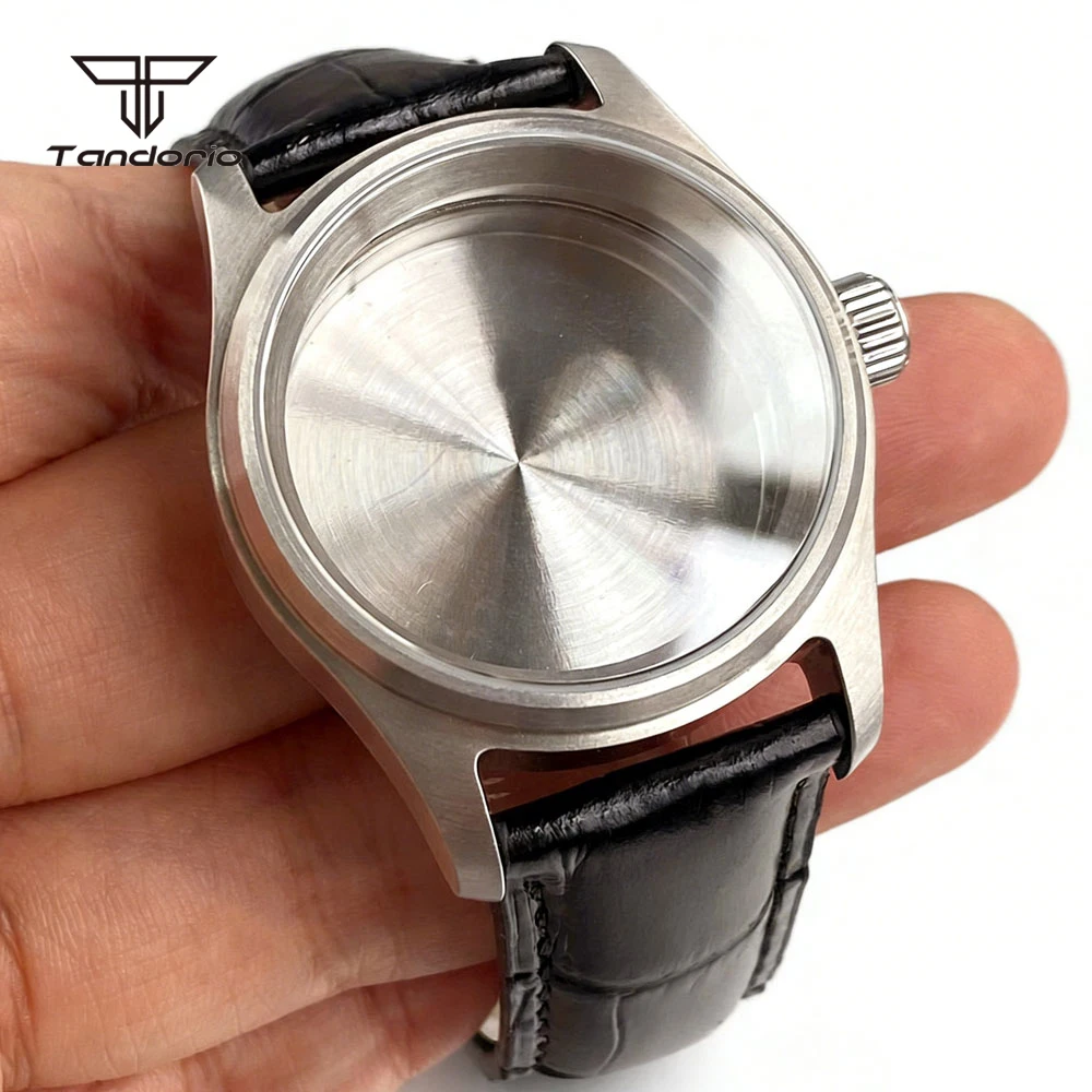 Steel 36mm/39mm Pilot Watch Case+Strap Sapphire Fit NH34 NH35 NH36 NH38 Miyota8215 8205 ETA2824 PT5000 ST2130 Field Watch Parts image 5
