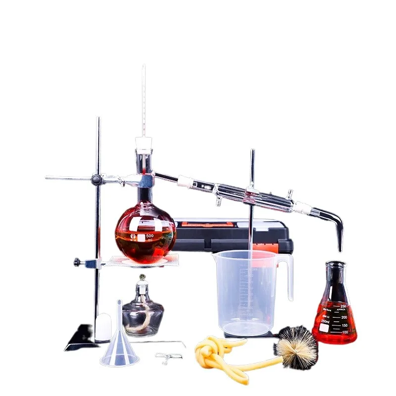 For New Full Set of Distillation Equipment, Distiller, Purifying and Refining Essential Oil Distiller, Experimental Equipment