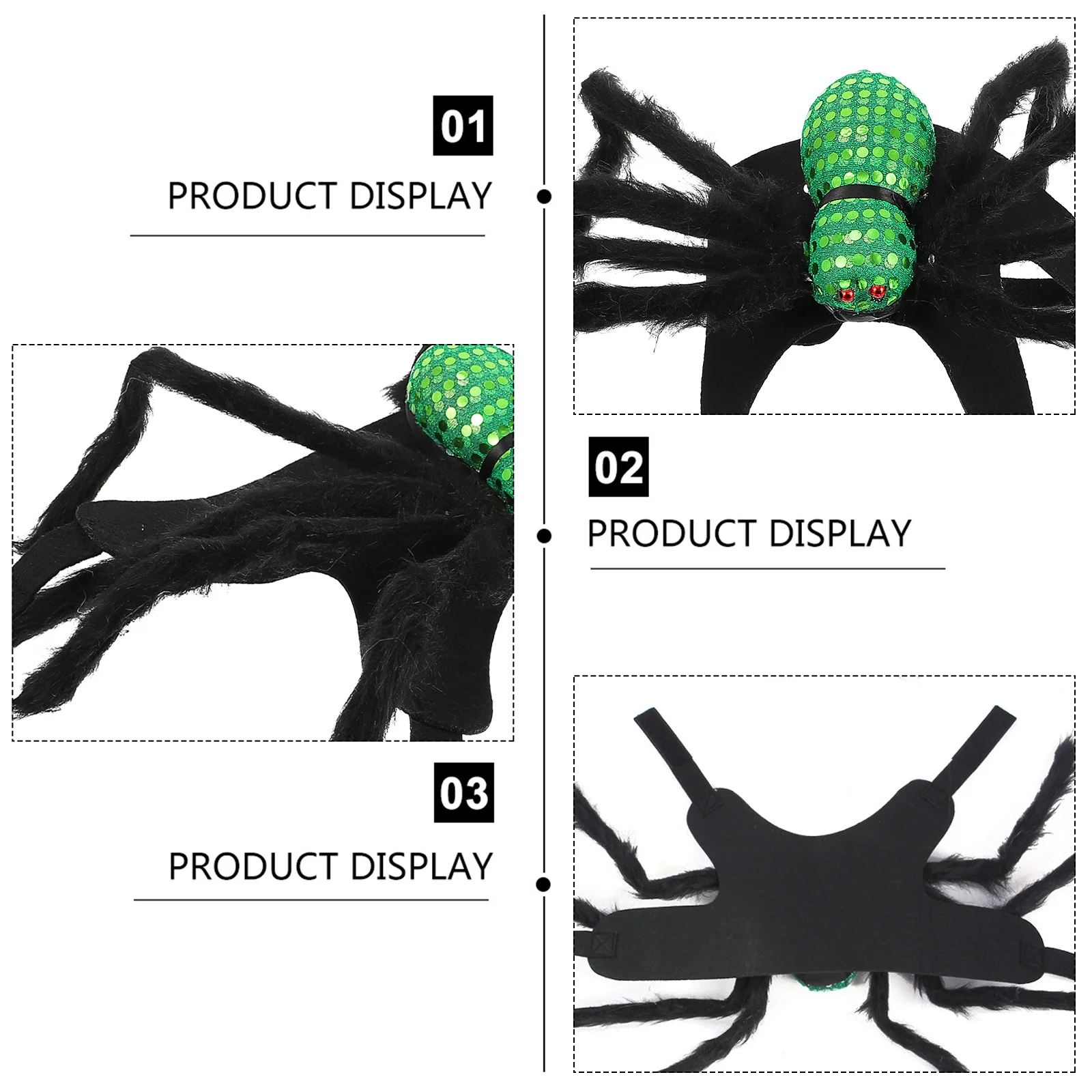 1Pcs Halloween Pet Costume Spider Design Comfortable Wearable Dog Cat Harness Festive Party Decorative Outfit Pet Cat Costume