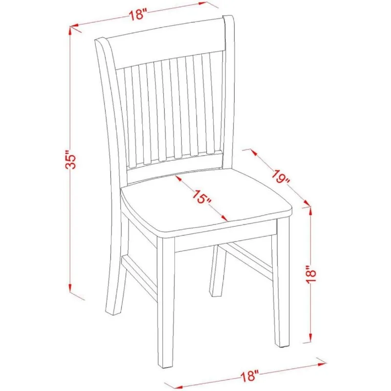 Ensemble de salle à manger 3 pièces pour petits espaces, contient une table rectangulaire avec galette et 2 chaises de salle à manger, 30x48 pouces, noir et non