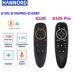 Hannord  G10S Air Mouse Voice Remote Control G10SPRO G10BTS G10SPROBT  Gyroscope IR Learning  for Android TV BOX