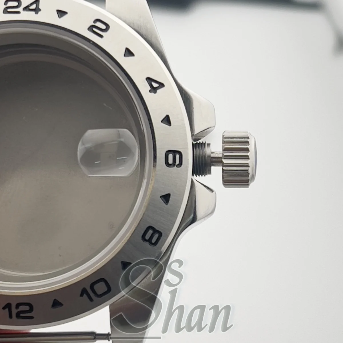 40mm/43mm pExplore 2 boîtier lunette fixe cristal saphir NH34 NH35 NH36 ETA2824 PT5000 Miyota DG2813 3804 mouvement bracelet en acier