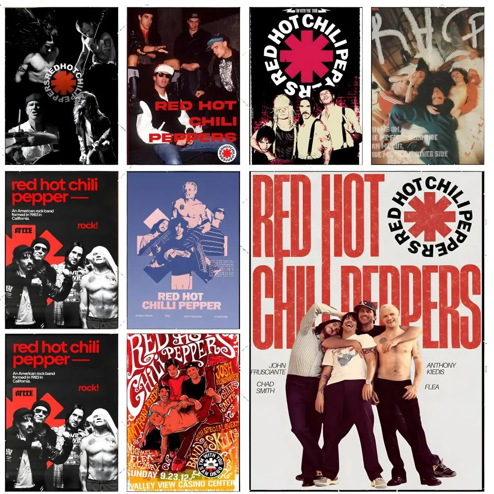 Band Rock R-Red Hot Chili Peppers Poster Premium Decor Art & Gift for Household Lounge Home Ornaments