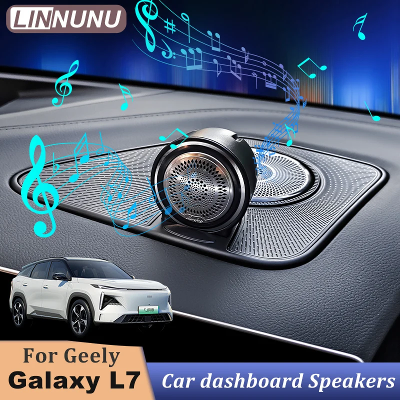 Car Center Console Dashboard Speaker Audio for Geely Galaxy L7 2025 2026 Mid High Notes Tweeter Horn Auto Interior Accessories