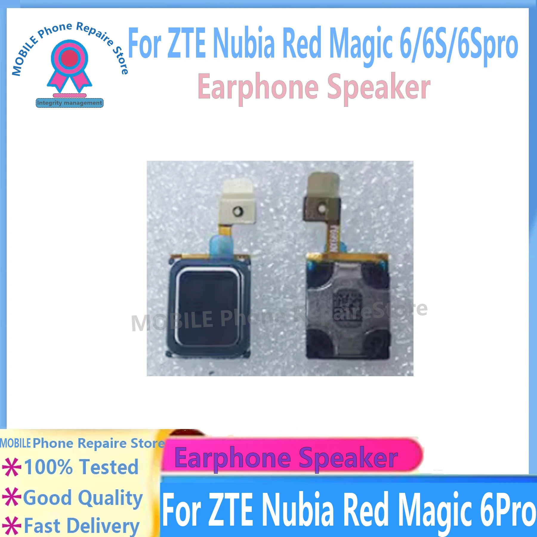 Top Earpiece For ZTE Nubia Red Magic 6 6S 6Pro 6S Pro Earphone Speaker Ear Piece Receiver Repair