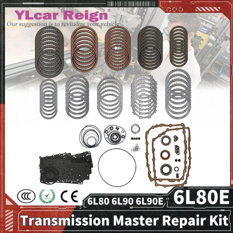 

6L80 6L90 6L80E 6L90E Главный ремонтный комплект коробки передач Комплект для капитального ремонта Фрикционная пластина Диск коробки передач для GM Chevrolet Cadillac Chery