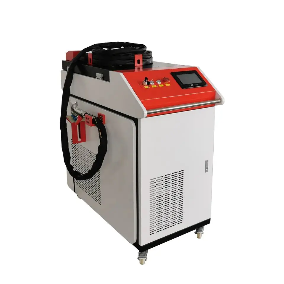 

Импульсный ручной лазерный очиститель с системой водяного охлаждения для быстрого удаления пятен краски и ржавчины, лазерная машина для очистки металла