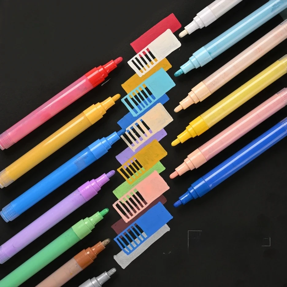 100ml Acrylic Ink Replenishment Liquid Painting Acrylic Paints Quick-drying Waterproof for Replenishing Marker Pen DIY Poster