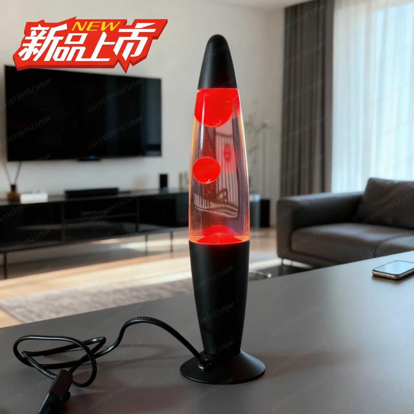 

Large Lava Lamp Jellyfish Floating Lamp Bedroom Decoration Table Lamp Tabletop Ornament Atmosphere