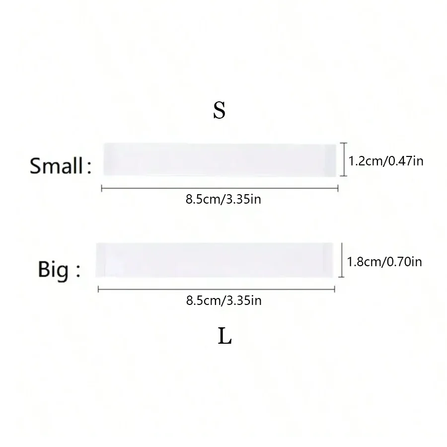 36 pezzi Nastro biadesivo trasparente senza cuciture, adesivo antiscivolo per camicie invisibili da donna, impermeabile e resistente all'usura