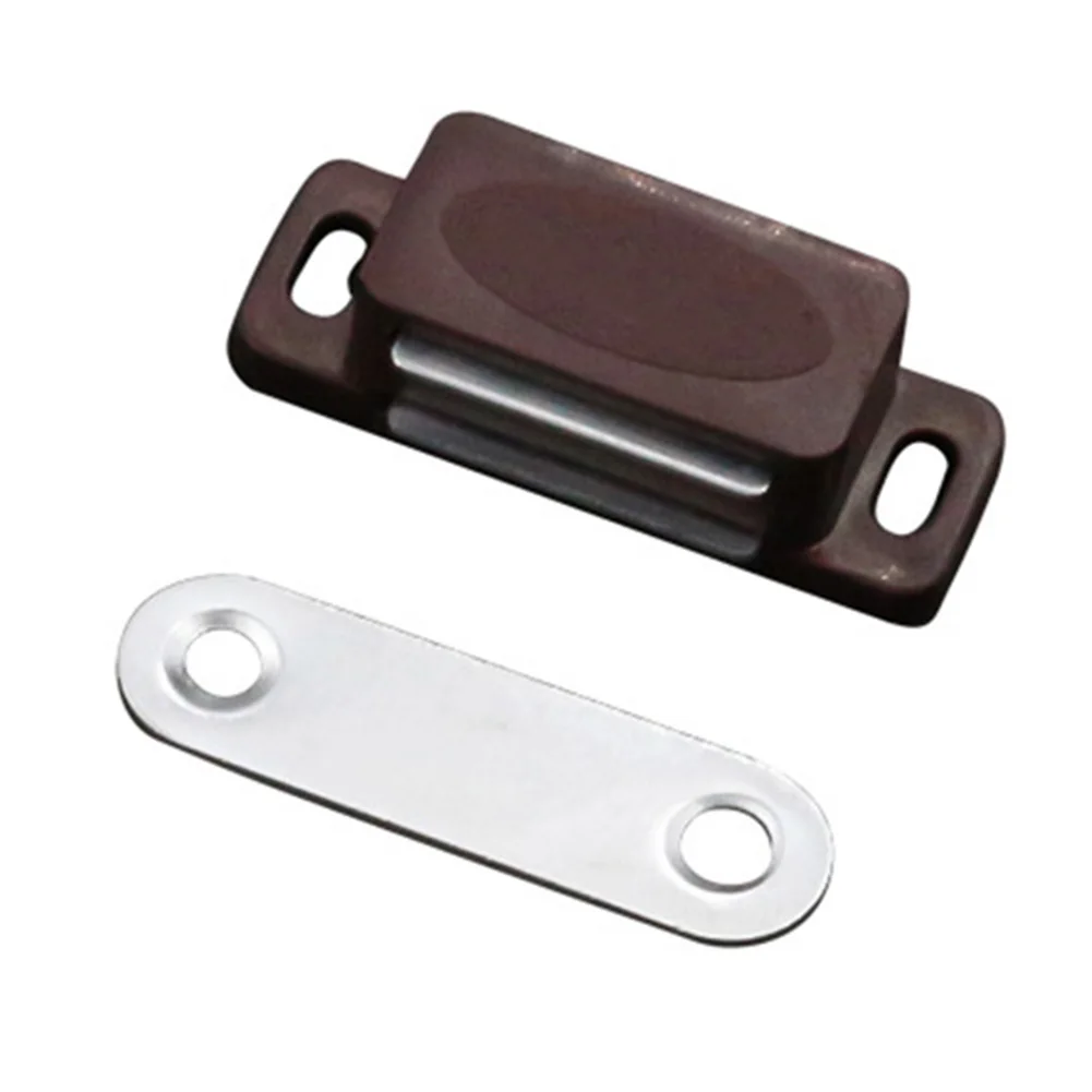 High Quality Brand New Cabinet Catch Furniture White/Brown/Black Door Cabinet Suction Hardware Replacement Safe