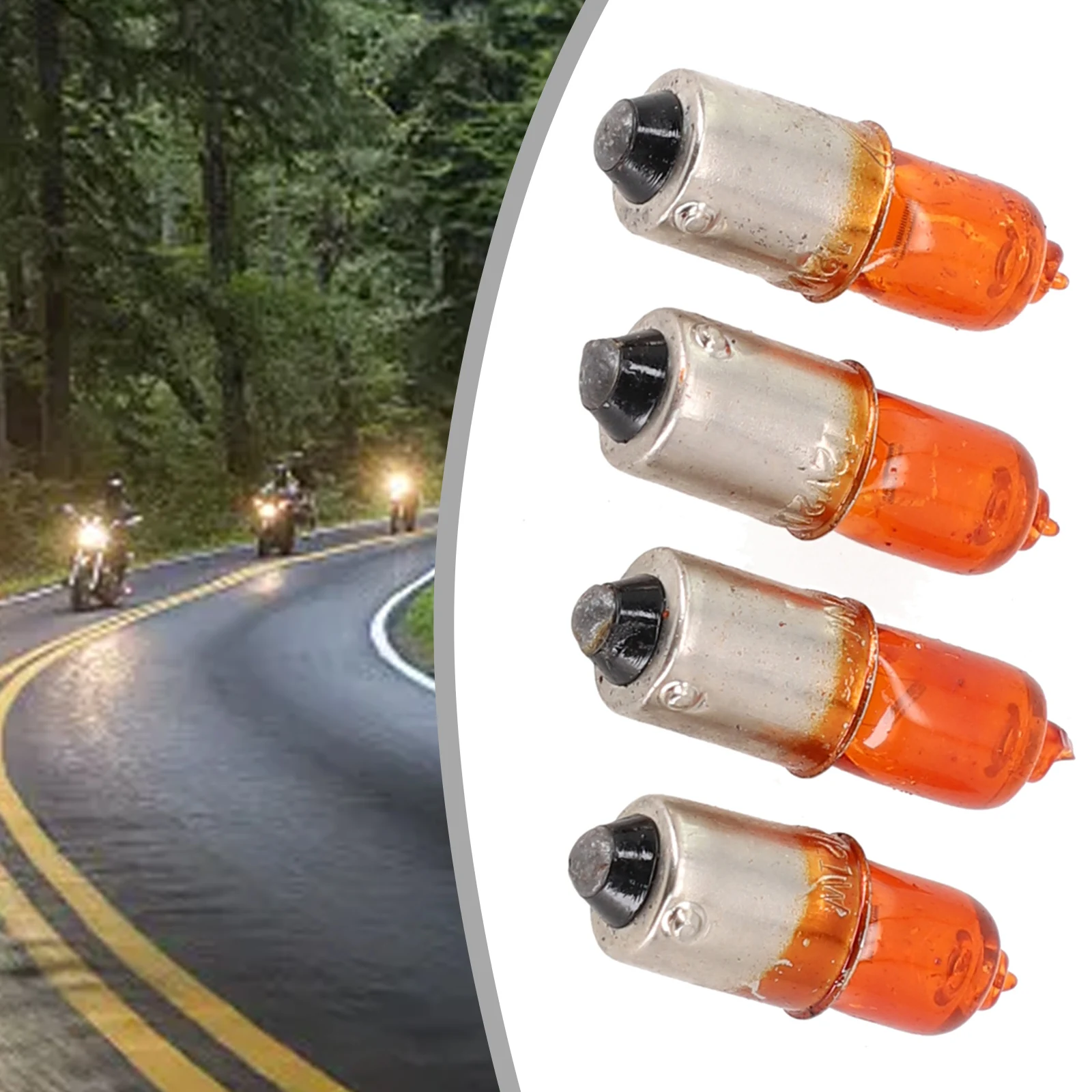 And Use For Motorcycle Indicator Bulbs Practical Replacement Amber Auto Parts Car Accessories Halogen Quantity