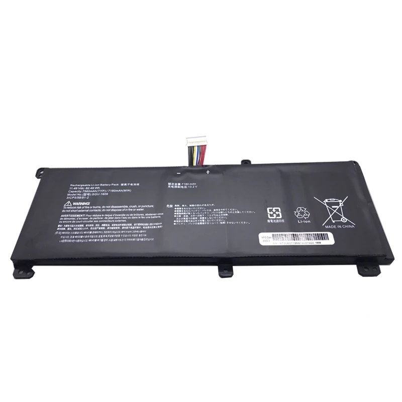 LMDTK Mới SQU-1609 SQU-1611 Pin Dành Cho Laptop Dành Cho HASEE 31CP5/58/81-2 Máy Tính Bảng Bateria Akku 11.49V 82.49Wh 7180MAh