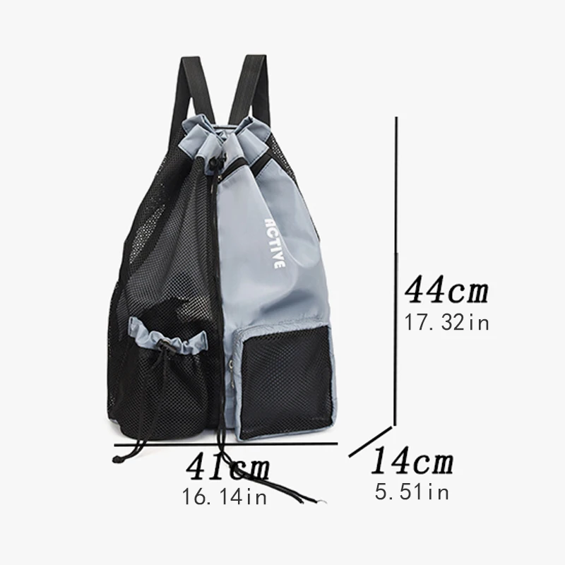 1 ultra lightweight foldable backpack, drawstring pocket, portable design, hiking bag, yoga bag, fitness bag