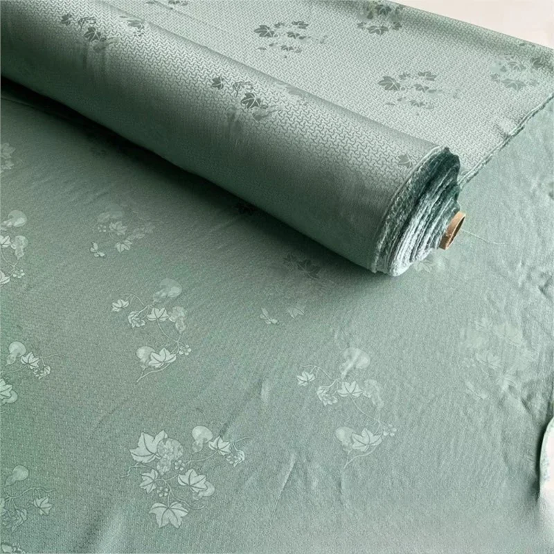 

Летнее платье Cheongsam Hanfu из жаккардовой шелковой ткани с вырезами
