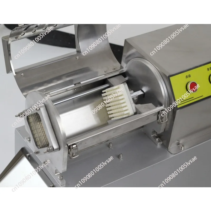 900w French fries machine  electric commercial automatic cutting potato cucumber sweet potato pumpkin taro  cutting bar machine