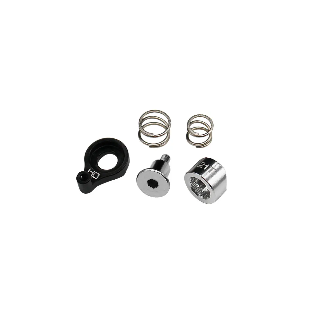 Hot Racing HR CNC Aluminum Servo Saver 21T w/ Steel Spring for LMCB14HL01 Compatible Savox SH-0255MG/0257MG/0256 Losi Micro-B​