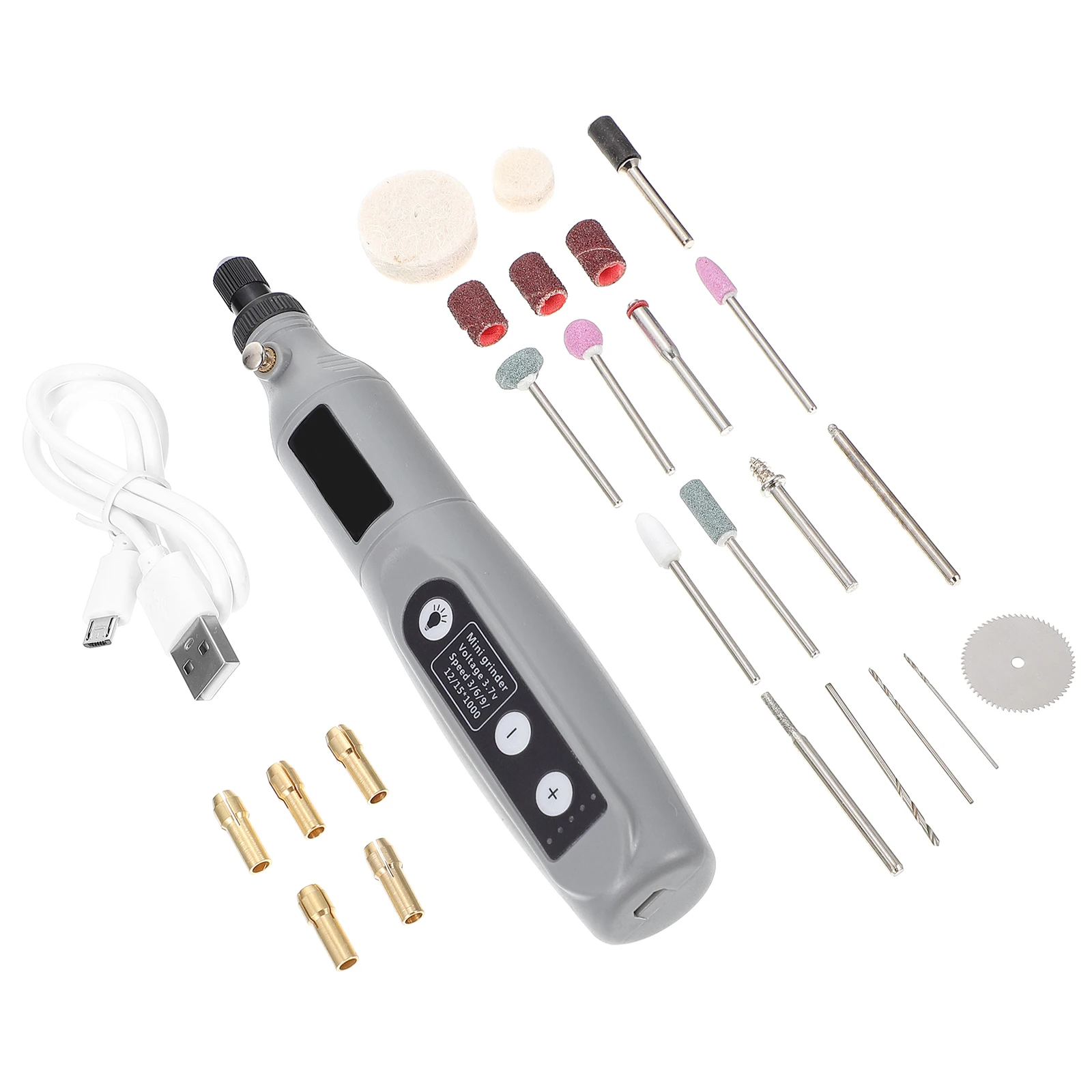 

Electric Engraver Pen Mini Grinder H held Control Wireless LED Plastic Cutting Tool Polishing Machine