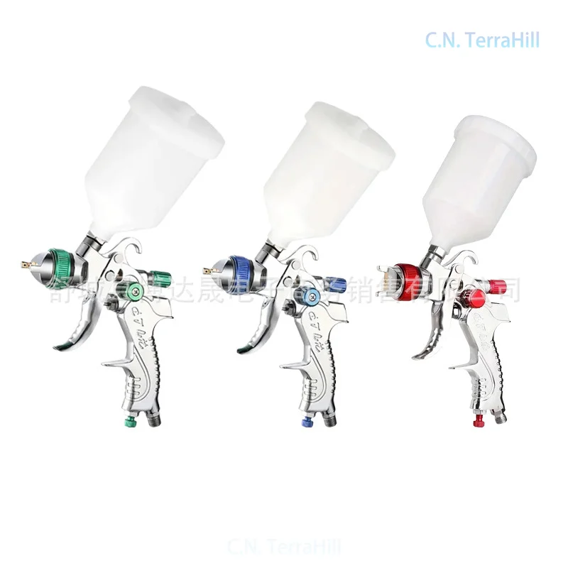 HVLP Pneumatic Paint Spray Gun Tool 2008 High Atomization Auto Body Paint Sprayer for Car Painting Refinishing