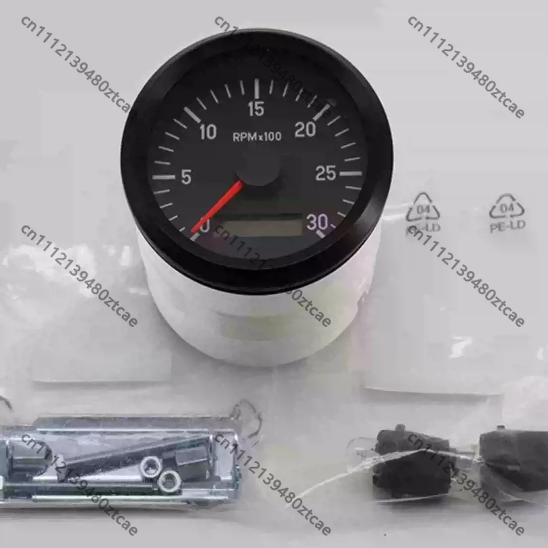 0-3000 RPM Tach Hour Meter 333-035-010X Engine Speed Gauge For Diesel Generator Set
