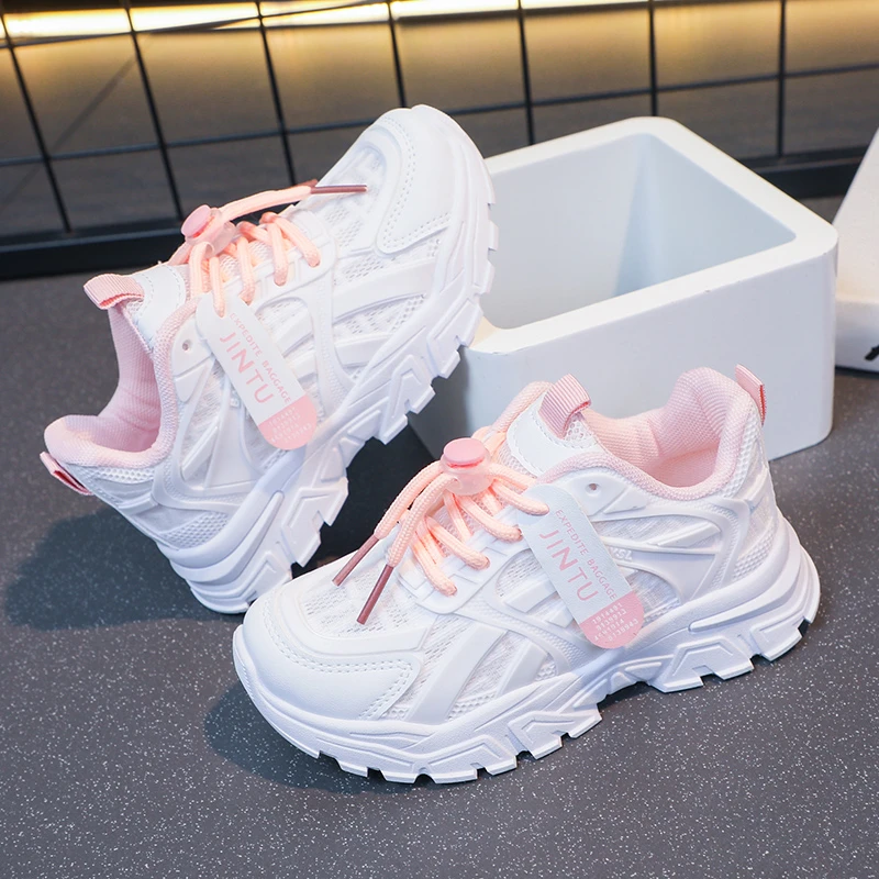 

Новинка 2024 года, кроссовки для девочек, детская повседневная обувь, дизайнерские теннисные кроссовки на сетчатой платформе, детская спортивная обувь для девочек Детская Обувь