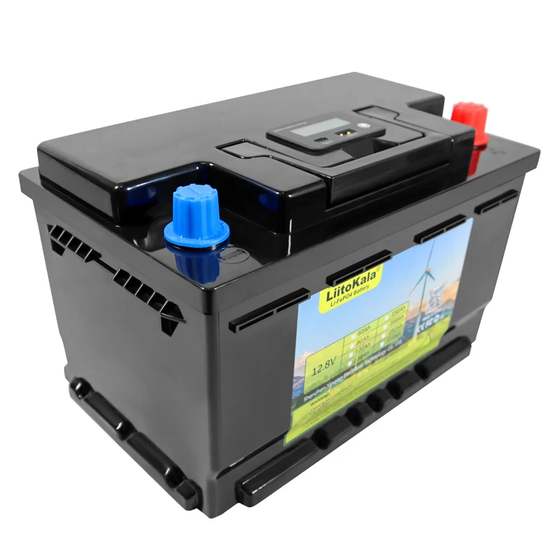 12V 60AH 4s LiFePO4 Battery Lithium Power Batteries 4000 Cycles for 12.8v Inverter Car lighter Solar Wind +14.6V 10A Charger