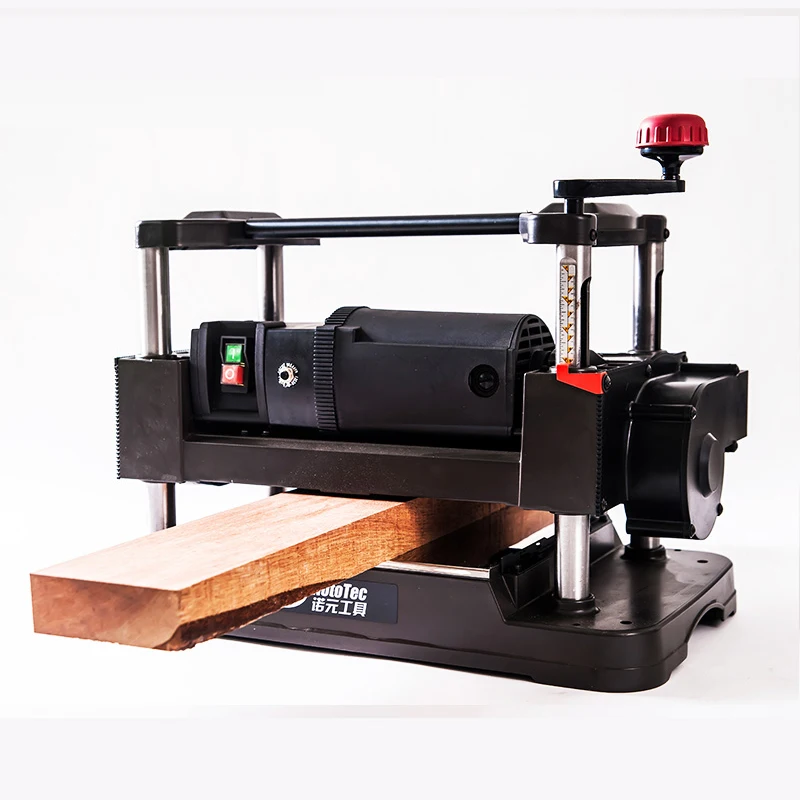 

12 inch 305mm Woodworking Thicknesser Desktop Planing Tools Small Wood Thickness Planer With Spiral Cutter Head