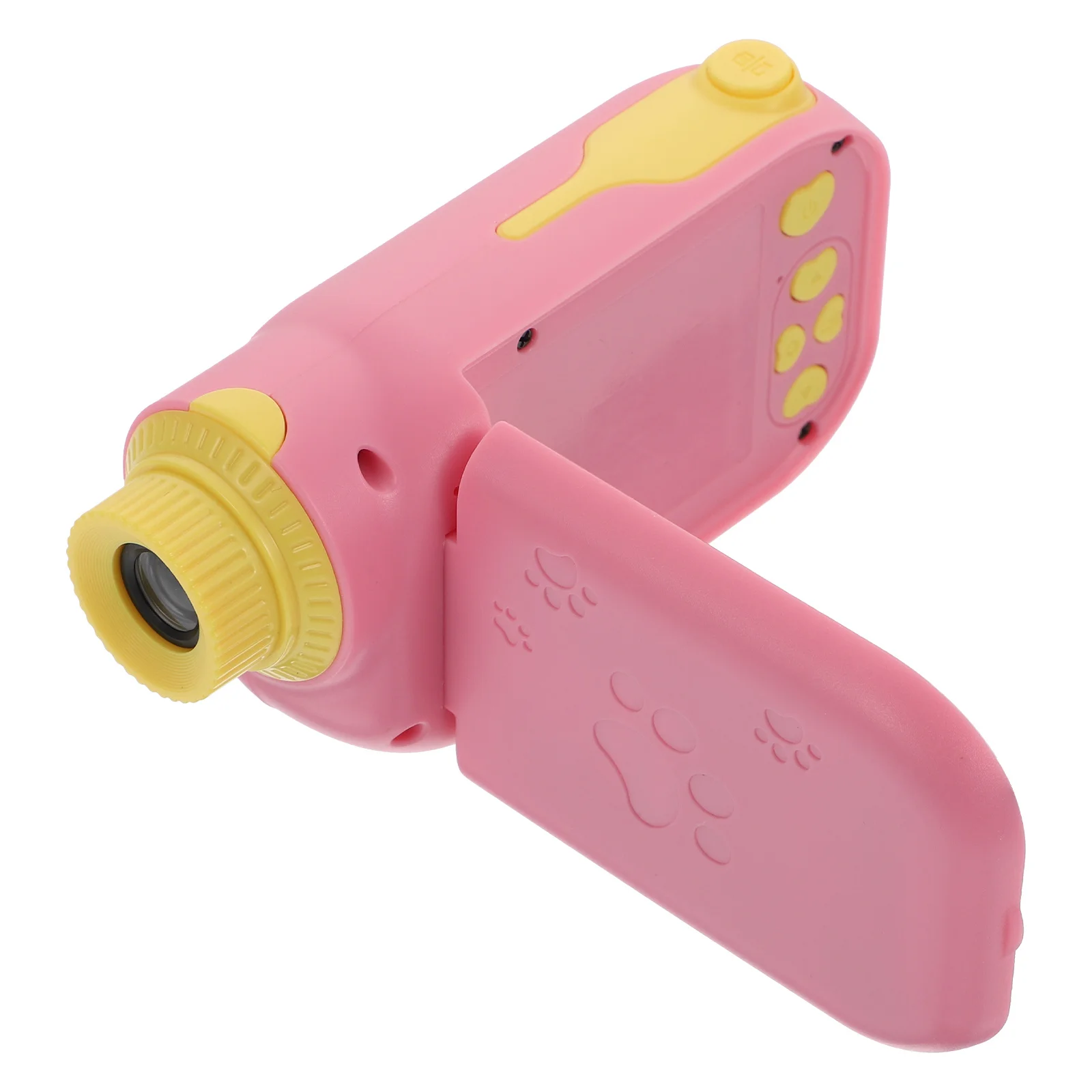 1 مجموعة الأطفال كاميرا رقمية الكرتون كاميرا سيلفي صغيرة عالية الوضوح 2000 واط شاشة كبيرة للأطفال التصوير الفوتوغرافي الإبداعية هدية