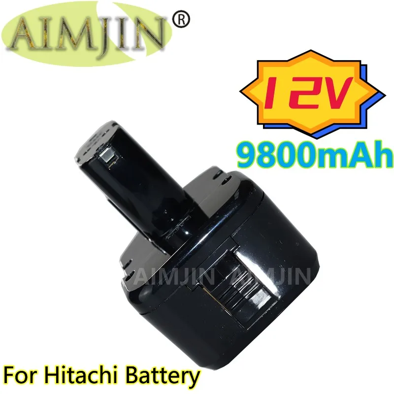 

For 12V Hitachi Rechargeable Batteries, 9800mAh EB1214S, EB1220BL, EB1122S, WR12DMR, CD4D, DH15DV, C5D Tools