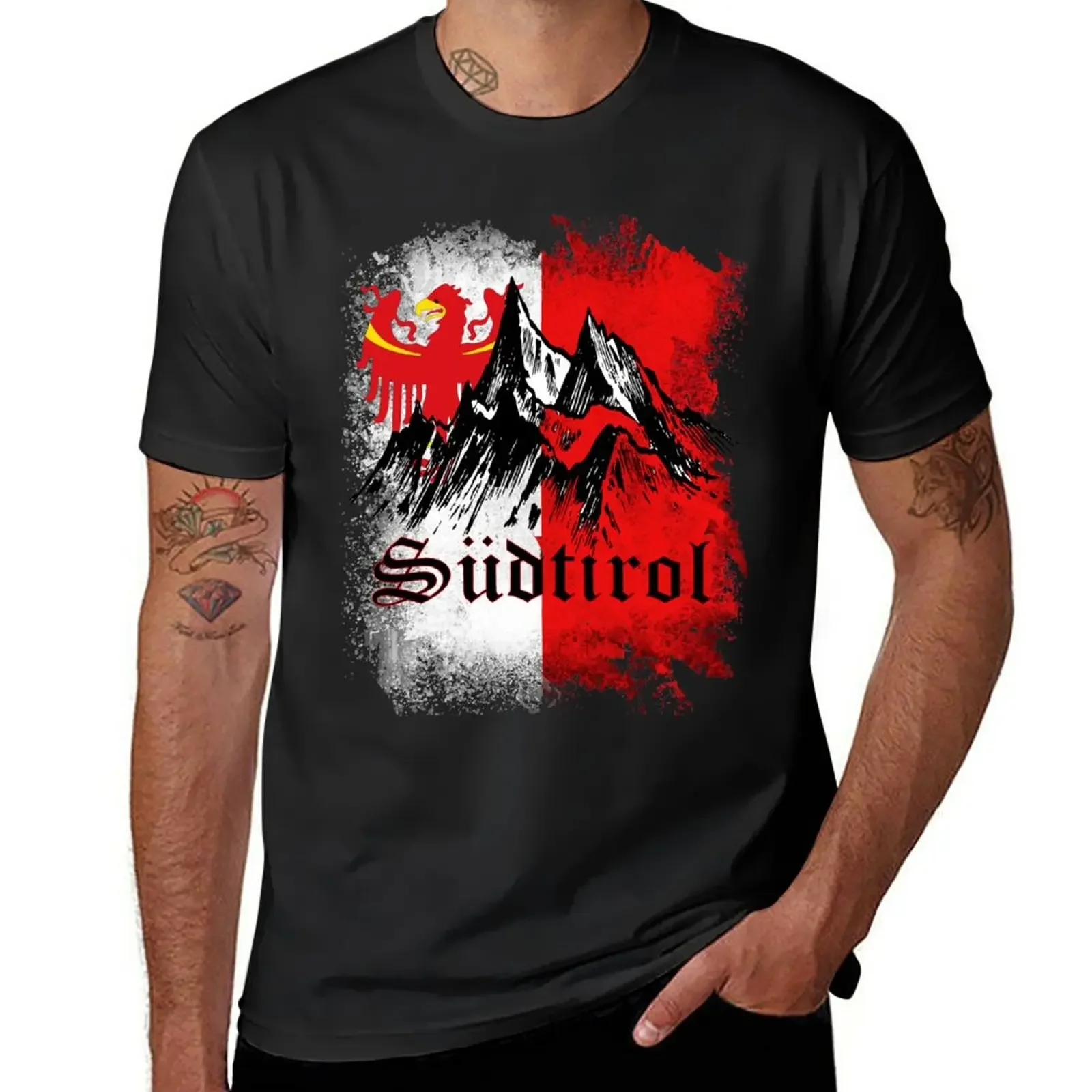 New South-Tirol T-Shirt summer top Blouse anime tshirt graphic tee shirt mens cotton t shirts