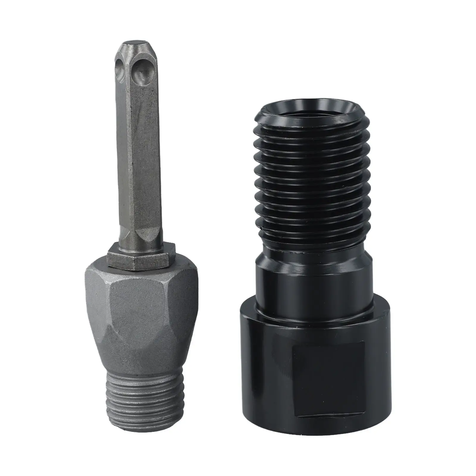 อะแดปเตอร์เกลียว 1 ชิ้น สำหรับดอกสว่านเจาะคอนกรีต M22 เป็น 1-1/4-7 พร้อมหัวแปลง อุปกรณ์เสริมเครื่องมือไฟฟ้า