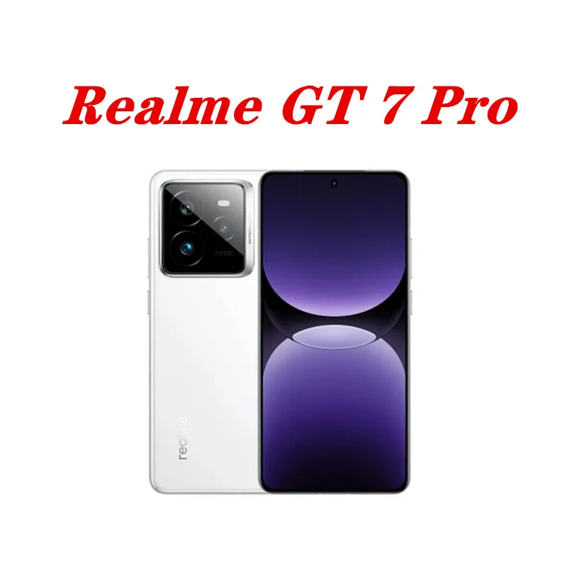 هاتف محمول Realme GT 7 Pro غير مقفول Snapdragon 8 Elite 6.78 بوصة AMOLED 120 هرتز 50 ميجابكسل 6500 مللي أمبير في الساعة 120 وات NFC