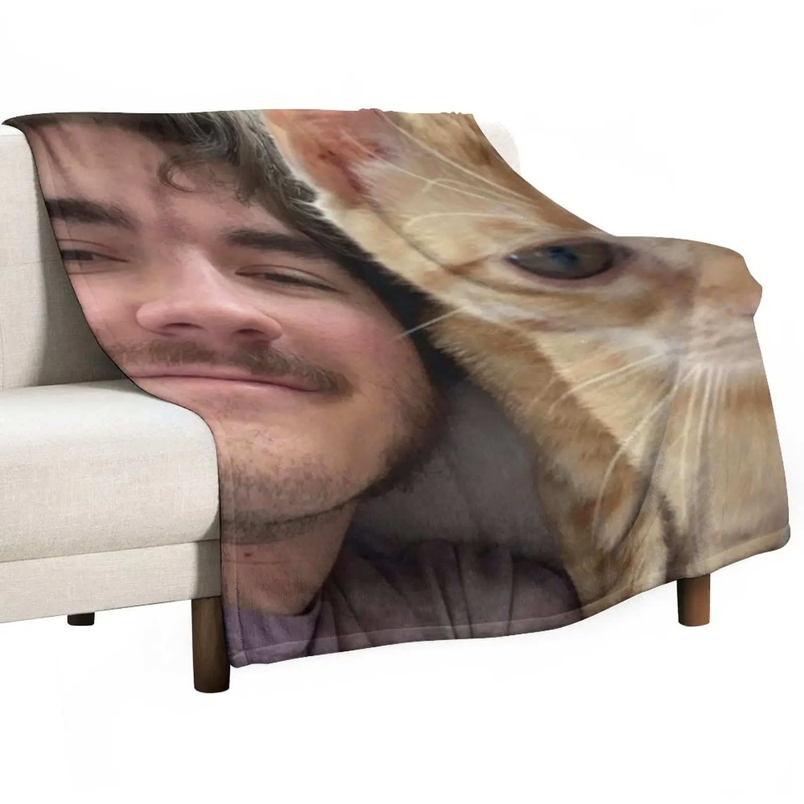 

Schlatt and his cat Throw Blanket Sofa Quilt Soft Blanket