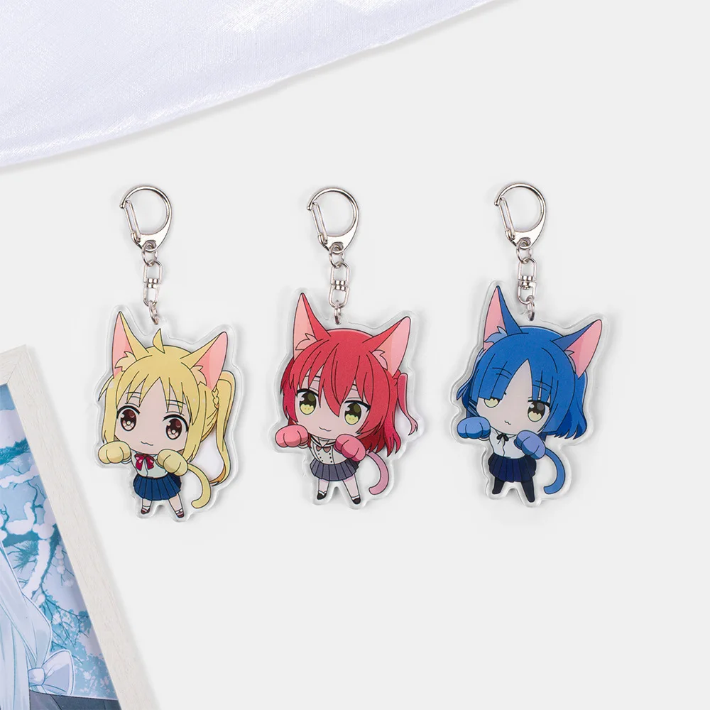 Ijichi Nijika Kita Ikuyo Yamada Ryo Anime Figure Key Ring Creative Hot Selling Acrylic Key Chain Model Plate Anime Peripherals