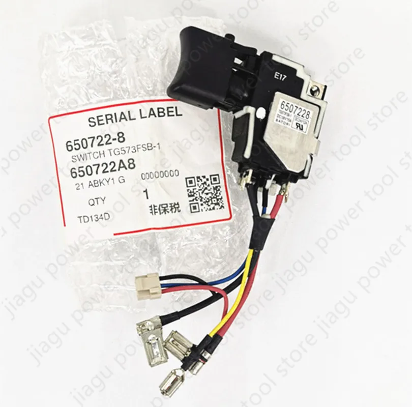 

Original Switch Replace for Makita 6507228 650722-8 6502414 TD134DX2 DTD134 BTD134 BTD146 DTD146 BTD146Z BTD134Z TD134D