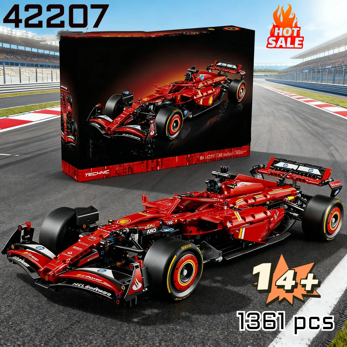 1361pcs-hot-toy-sf-24-f1-car-series-racecar-speed-champions-42207-supercar-building-blocks-car-model-birthday-christmas-gifts