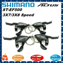 Shimano ST-EF500 Shifter 3s 7s 8s EZ FIRE PLUS Brake Lever 21speed 24speed With Window MTB Mountain Bike Cycling Part