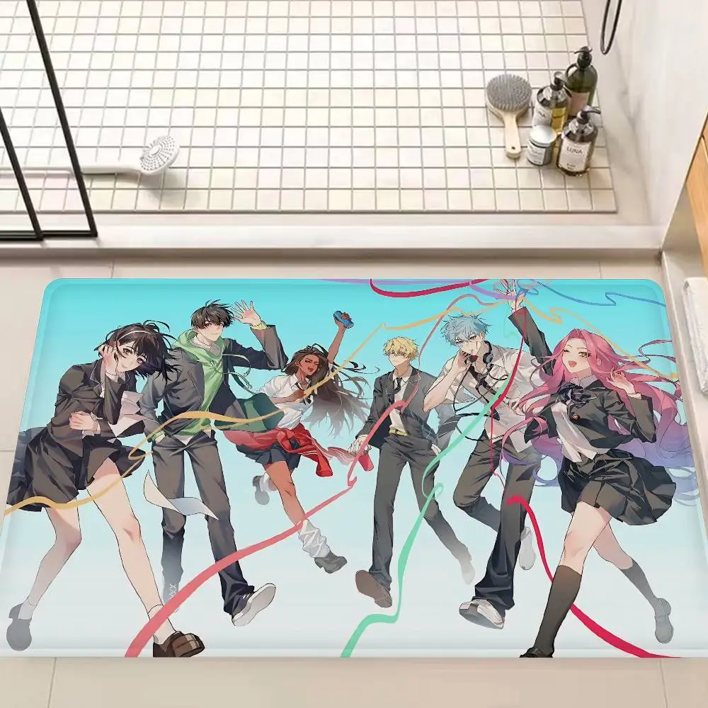 Anime A-Alien Stage Bathroom Mat Kids Room Bedroom Decoration Balcony Anti-Slip Doormat Living Room Welcome Rug