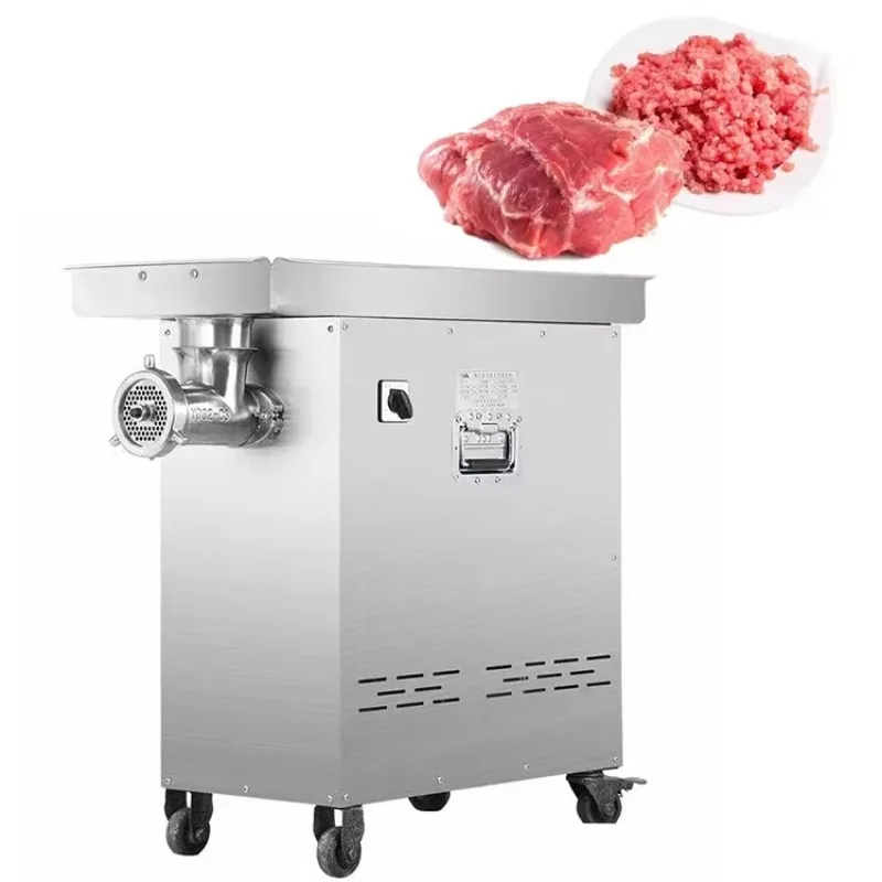 Commercial Meat Grinder Machine Heavy Bone Grinder Beef Electric with Sausage Stuffer