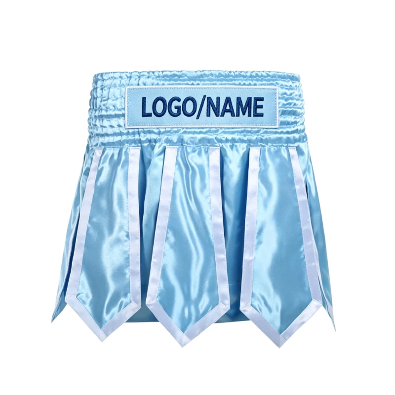 Personalized Embroidery Muay Thai Boxing Shorts Custom Kickboxing Trunks for Adult Kids Training Sparring Competition Fight Use